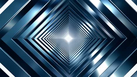 túnel metálico futurista y abstracto