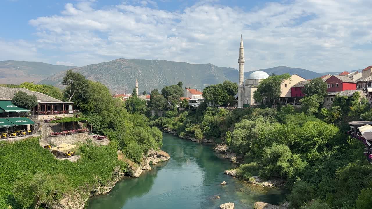 Mostar old town city bridge bosnia and herzegovina balkan balkans country Stari Most
