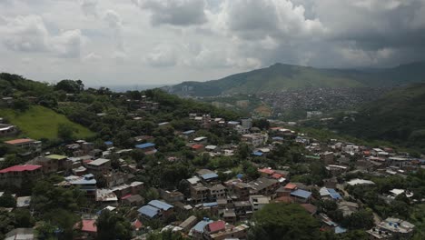 Video-De-Dron-Del-Municipio-De-Las-Palmas,-Cerca-De-Montebello,-Cali,-Colombia