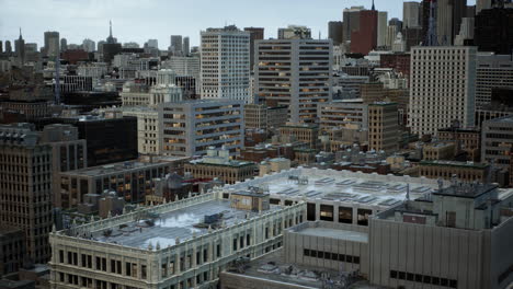 new york city skyline met stedelijke wolkenkrabbers