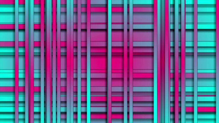 Pink og turkise abstrakte striber videoanimation
