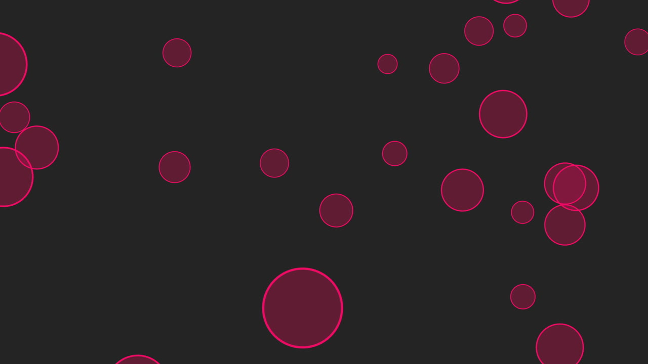 och flyga geometrisk neon röd rörelse små cirklar abstrakt bakgrund