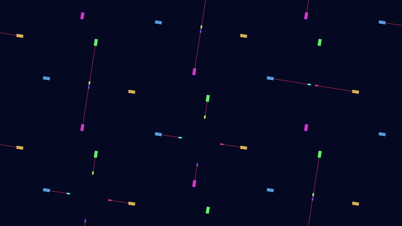 líneas vibrantes tejiendo un tapiz colorido en un lienzo oscuro