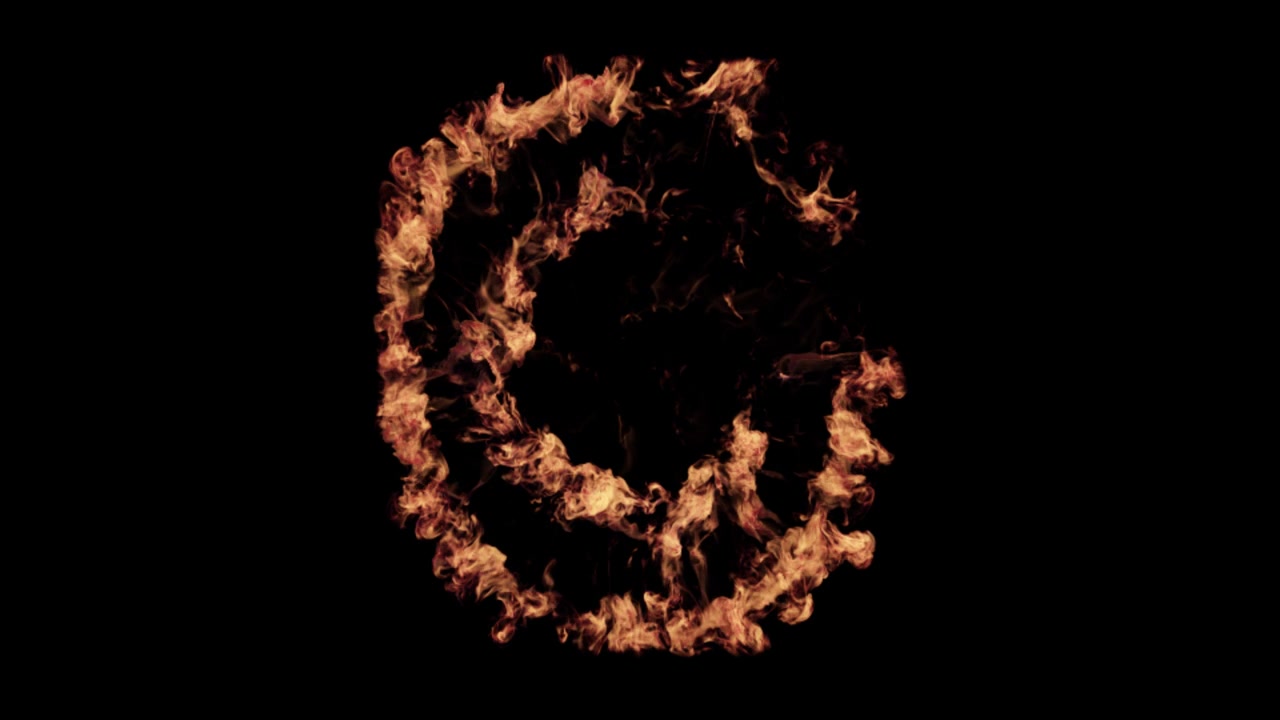 Abstract Fire Circle