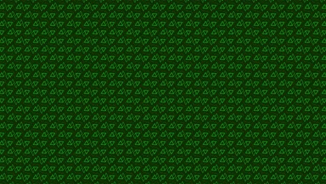 triangle seamless geometric pattern motion graphics animation background overlay visual effect symbol symmetrical line shape design illusion 4k green