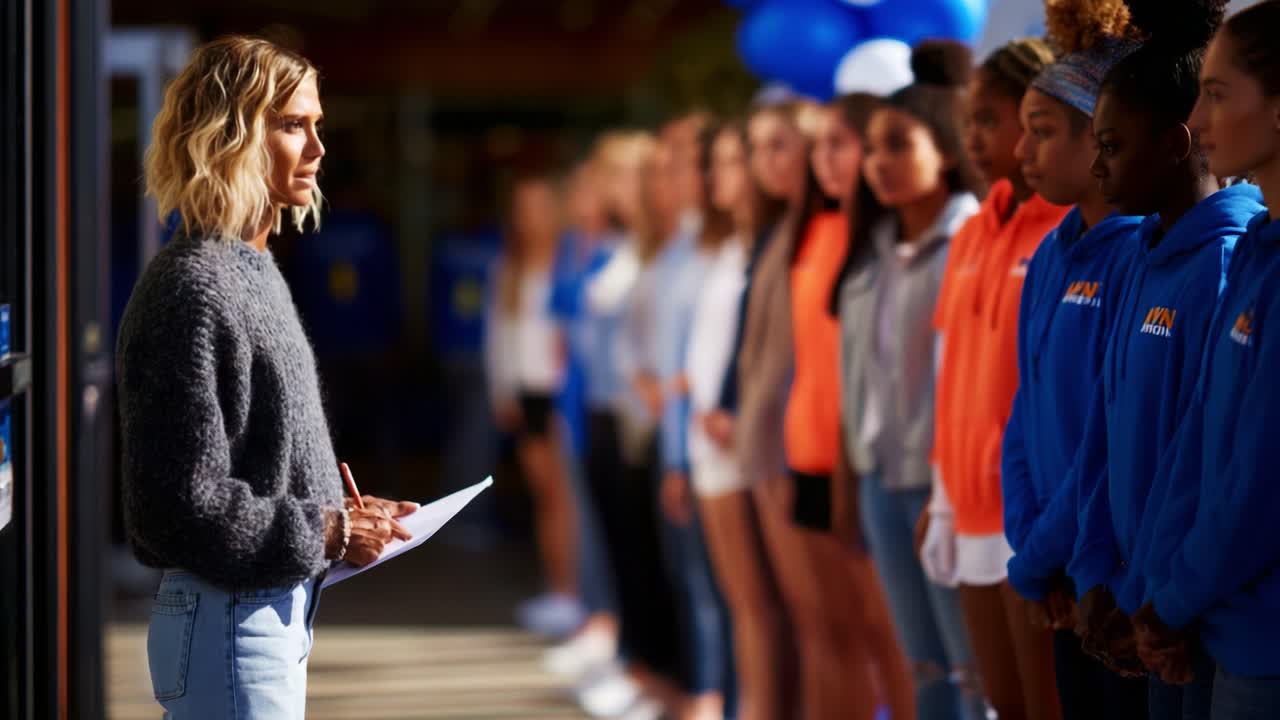 Mentor Engaging with Aspiring Athletes: Empowering a Group of Young Female Competitors in a Dynamic Activity Setting Focused on Team Development and Guidance