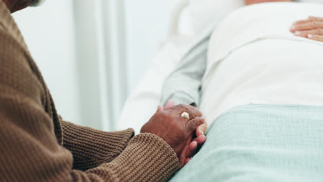 holding hands, couple and comfort patient