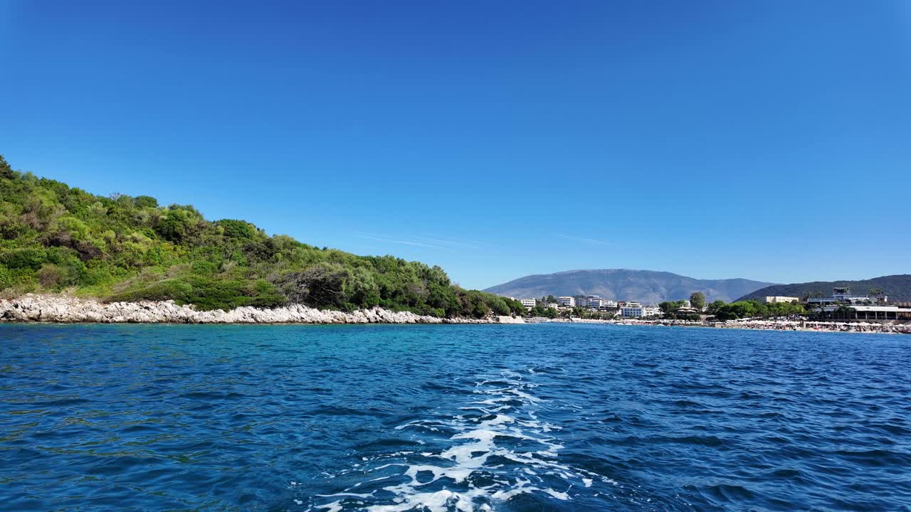 Ksamil Island sailing Ionian Sea Albania summer trip holiday relaxation