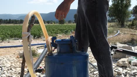 cierre de la bomba de agua