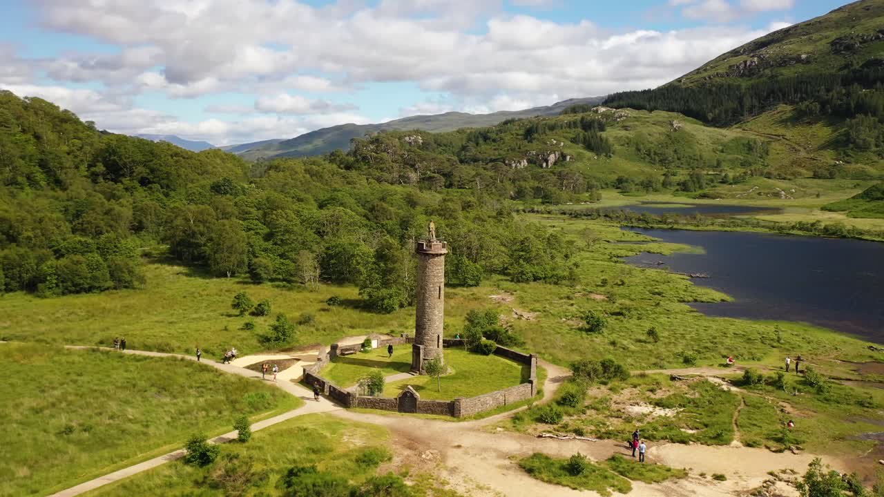 스코틀랜드 고원, 영국 에 있는 글렌핀난 기념비