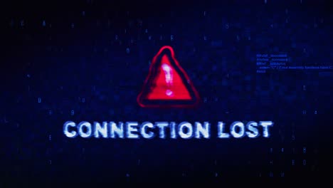Connection Lost Error Message on Digital Display