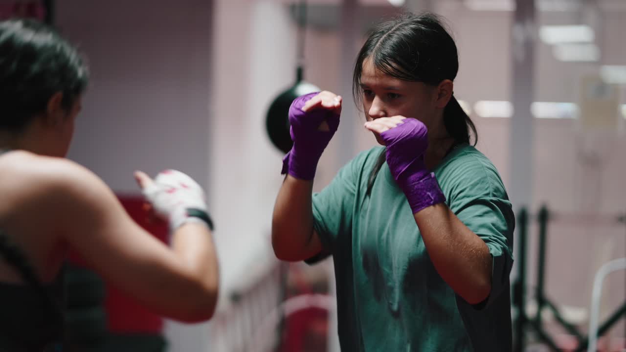 Boxing Sparring Session