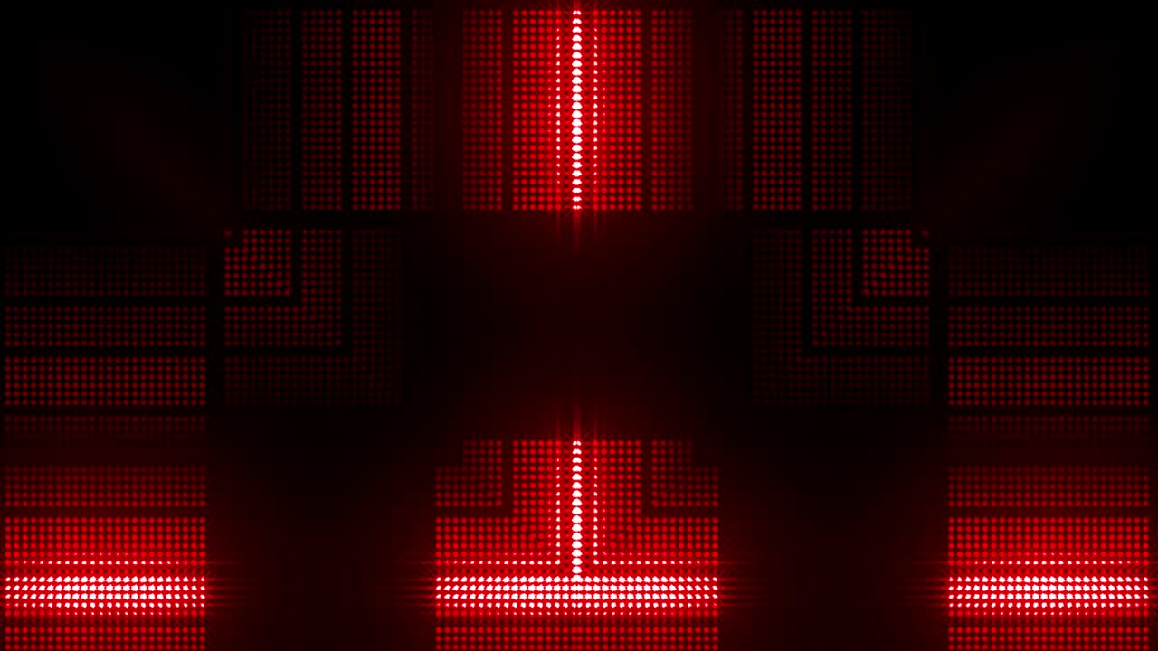 Red LED Display Patterns