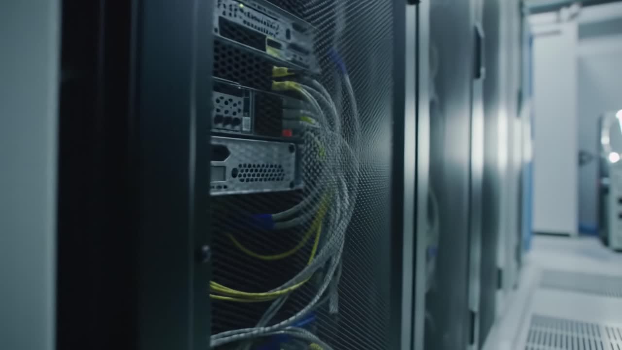 rack de servidor en un centro de datos