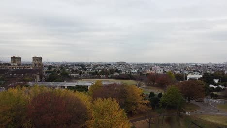 vista aérea del horizonte en yokohama