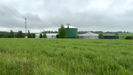 dairy production plant in the suburbs 1 (4k60, static)