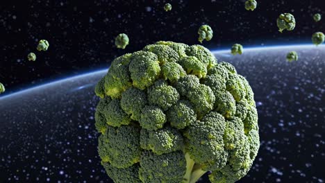 broccoli in space