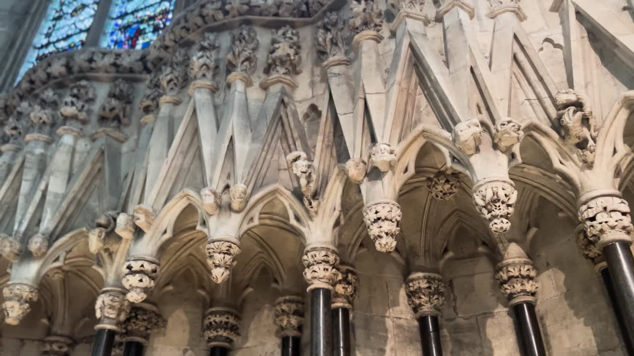 York Minster Choir Screen Carvings