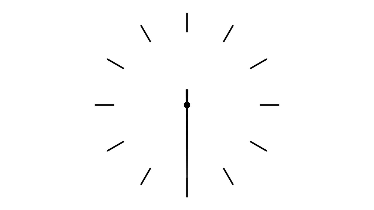 Clock spinning, watch animation.