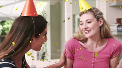 donne che festeggiano una festa di compleanno