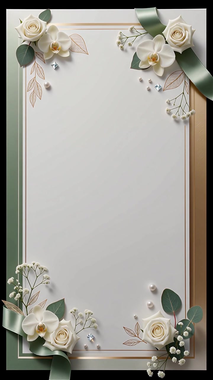 Minimalist Luxury Wedding Invitation Background
