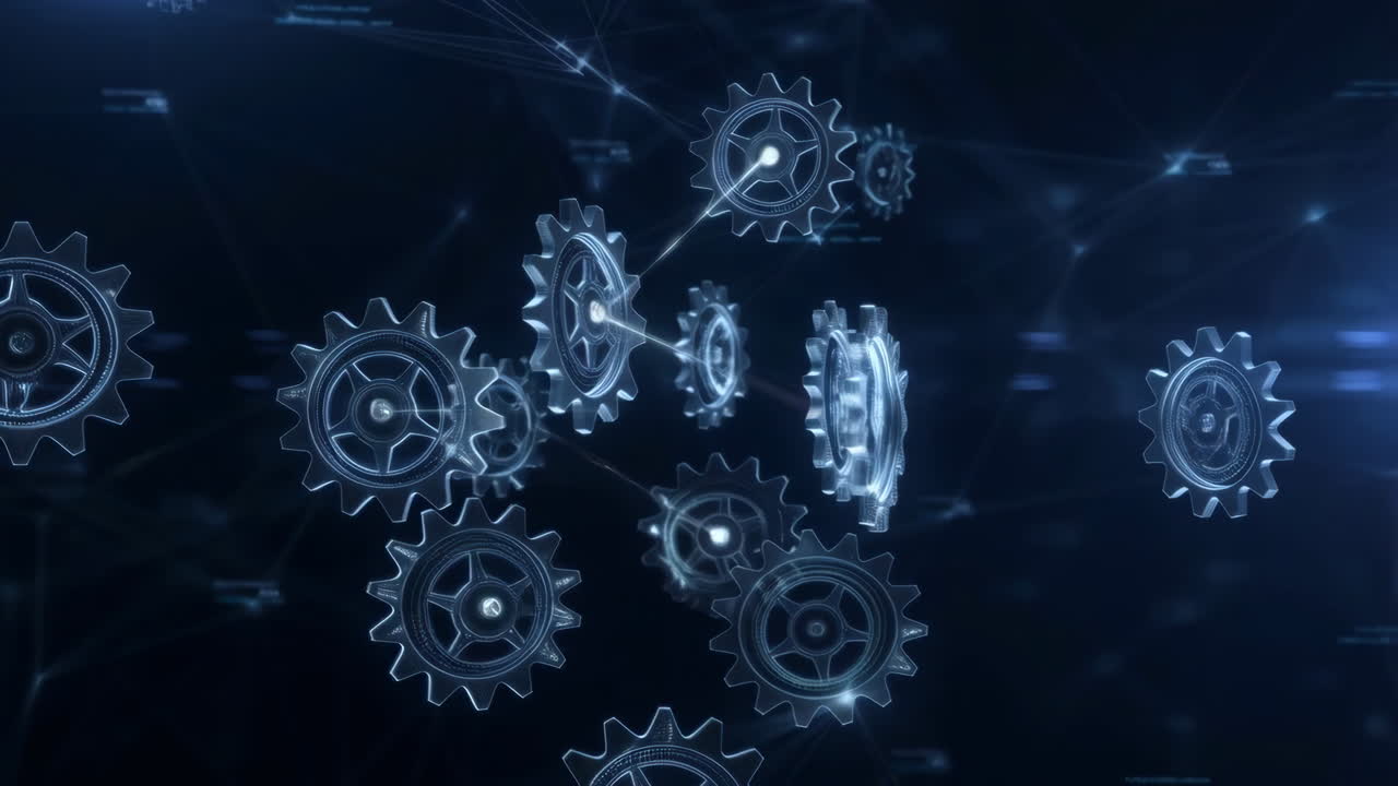 Abstract Digital Gears and Network Connections