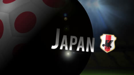 japan world cup 2014 animation with football