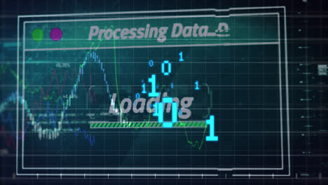 Animation-of-data-processing-over-black-background