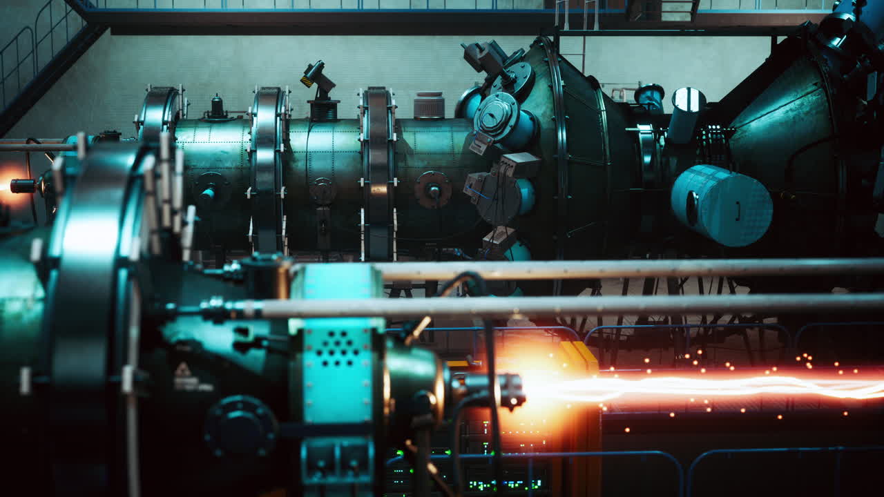 conceptual high tech power thermonuclear or nuclear reactor