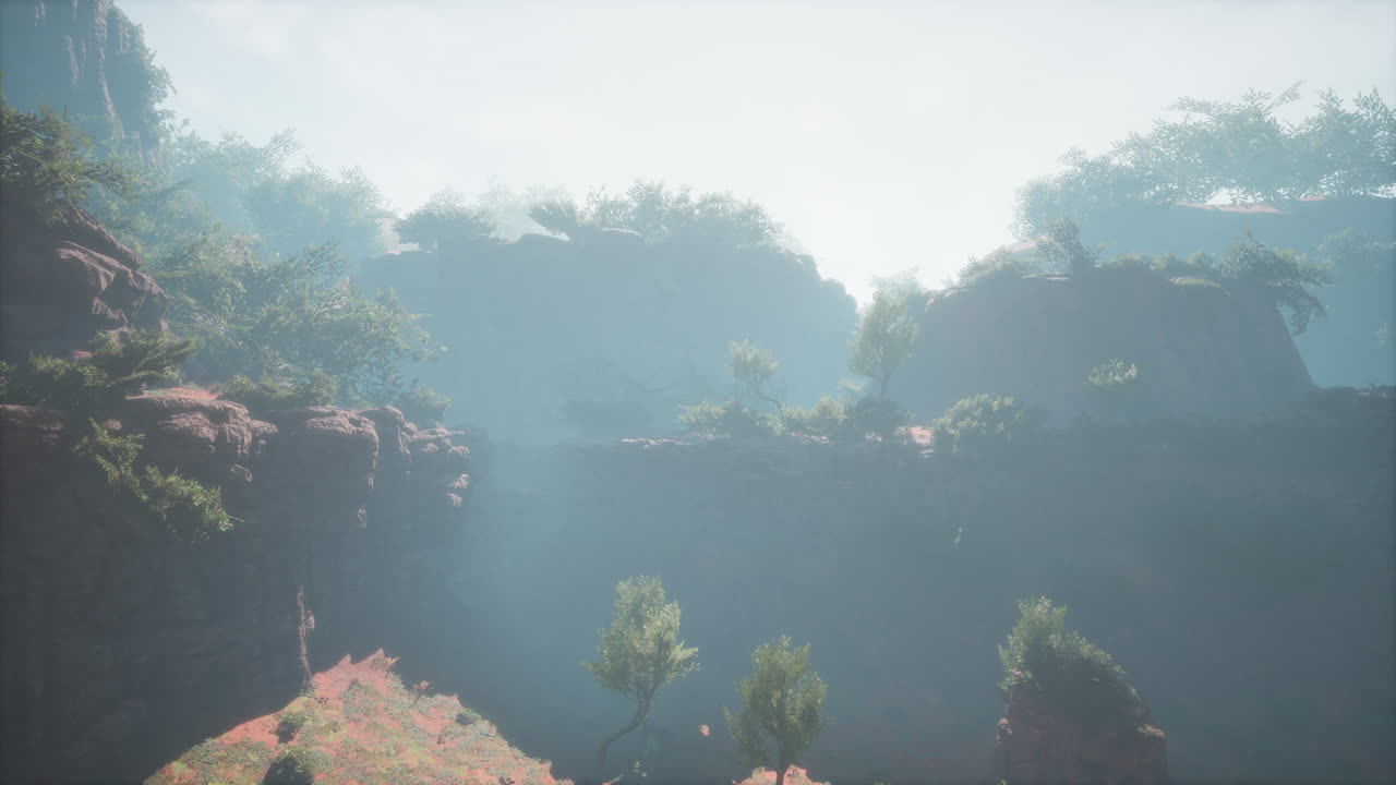 paisaje del valle del monumento en la luz del atardecer