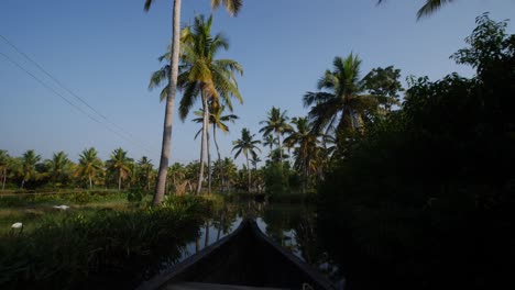 canon passing in a canal in kerala