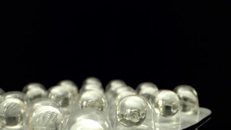 clear healthy diet suplement medicine pills high quality 4k uality mega super macro view shoot