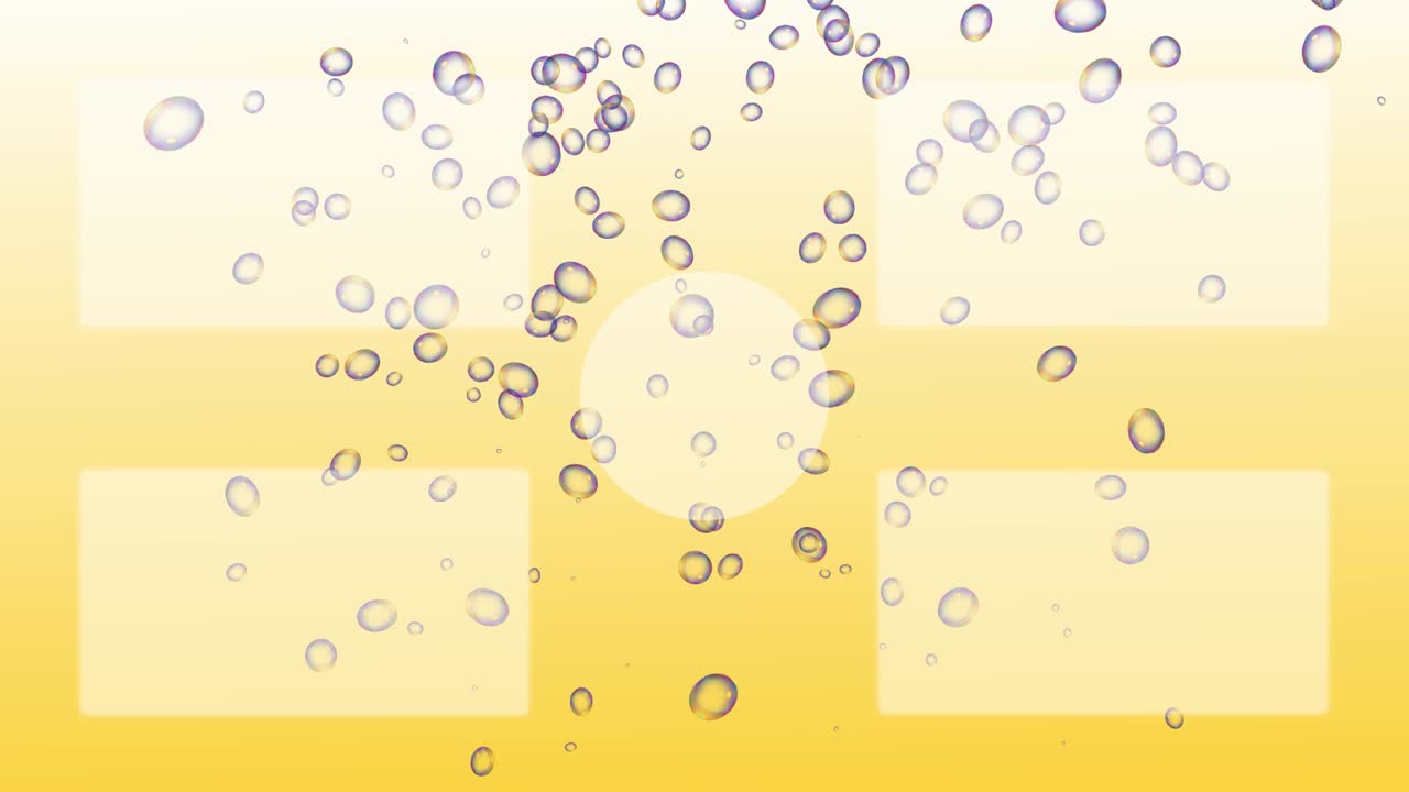 Bubble fancy end card ending screen motion graphics