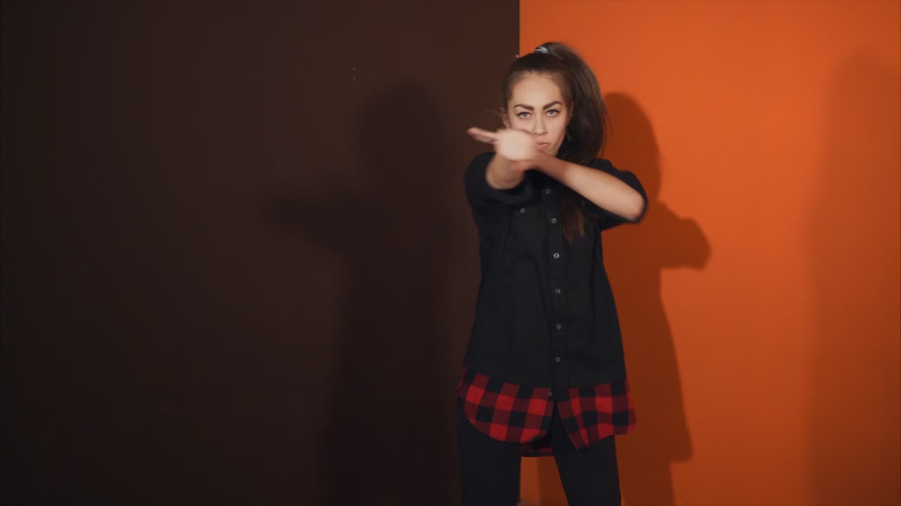 Teenage Girl Dancing