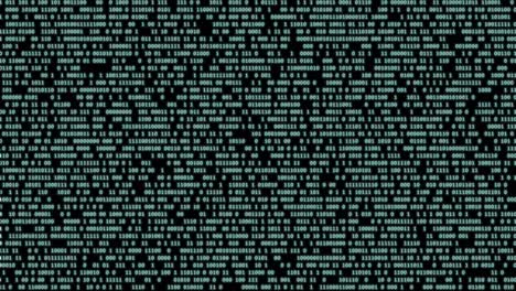 binary numbers on the digital computer screen on black monitor background matrix.