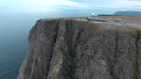 Cabo-Norte-(Nordkapp)-En-El-Norte-De-Noruega.