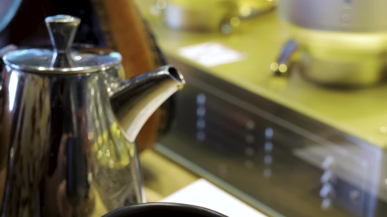 delicious hot coffee being poured into a mug