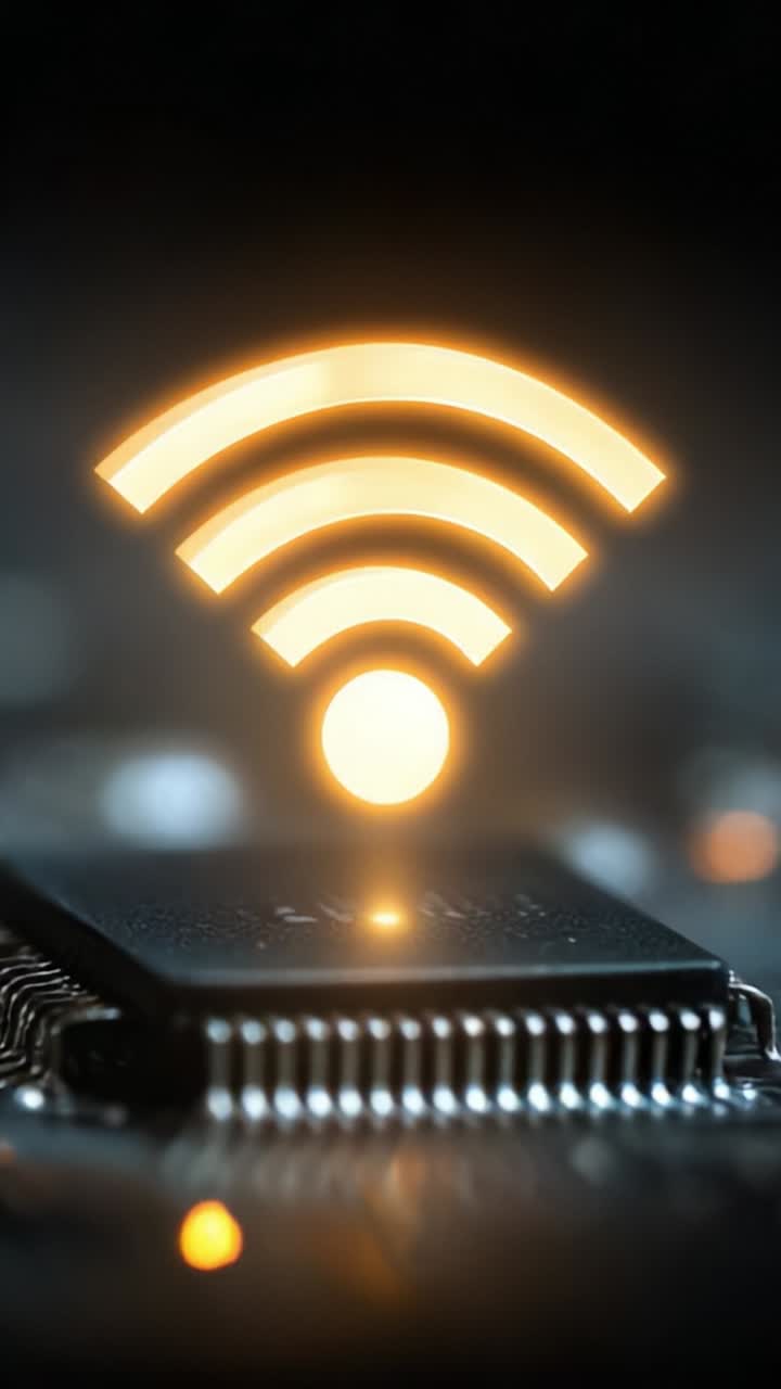 Exploring the Evolution of Wireless Technology: Emphasizing the Intricacies of Microprocessors and the Iconic WiFi Signal Representations in Modern Electronics