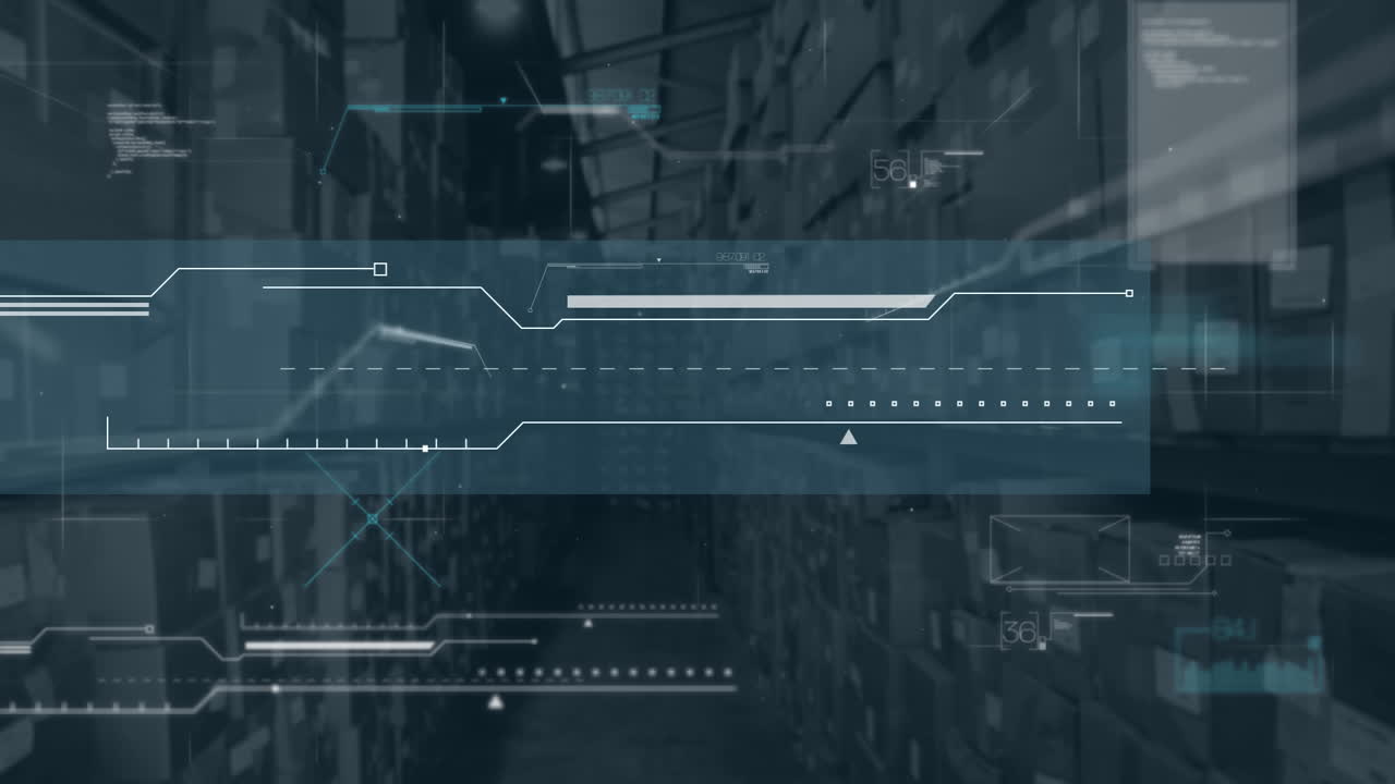 animación de los datos sobre el almacén