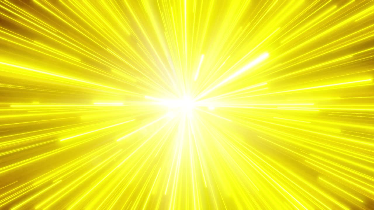 Radiation that shines in gold. Glittering background.