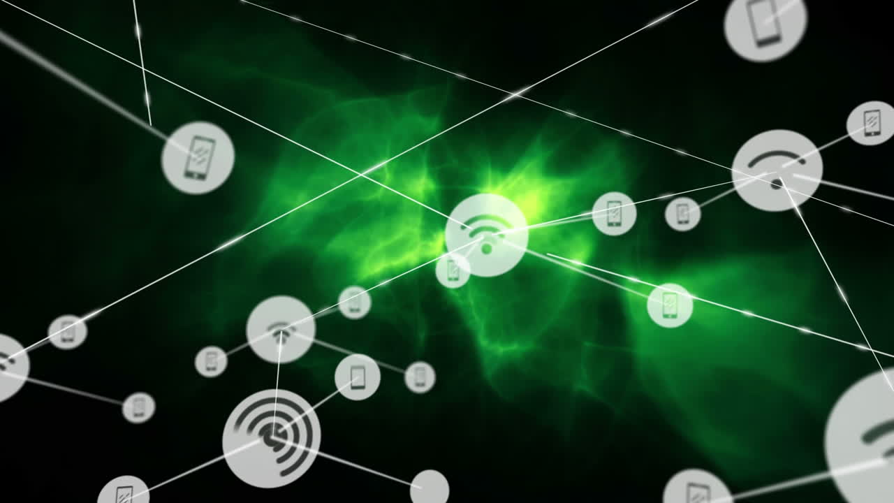 커 ⁇ 터가 움직이고 검은 바탕에 녹색 연기가 있습니다.