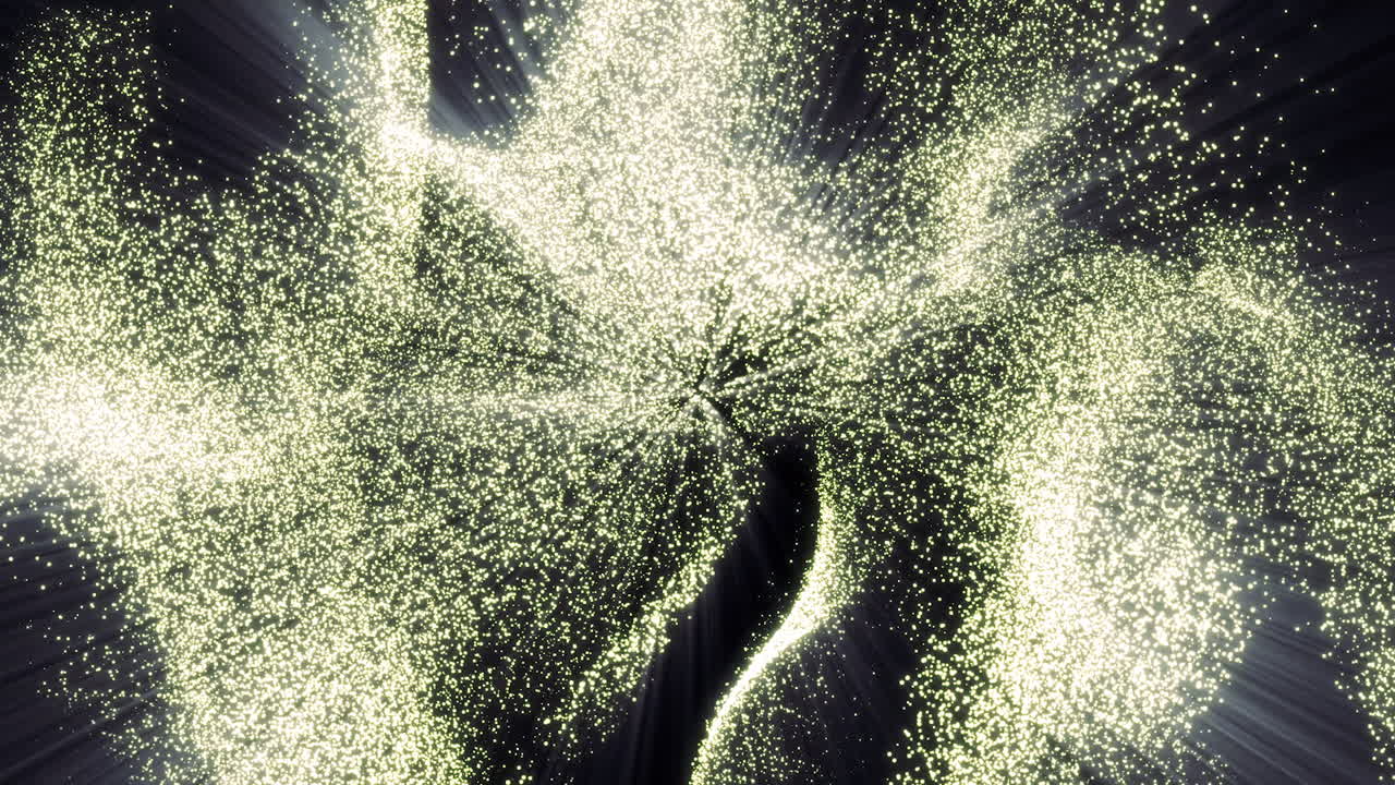 추상적인 반이는 입자 나선형