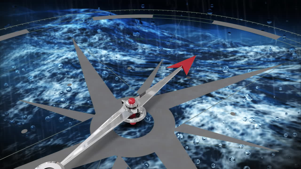 바다에 대한 나침반의 구성