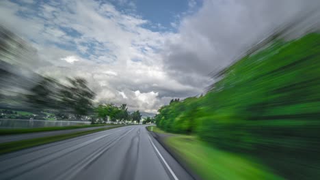 a drive along the isfjorden coastline