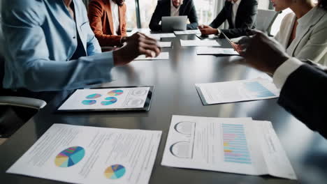 reunión de negocios en curso