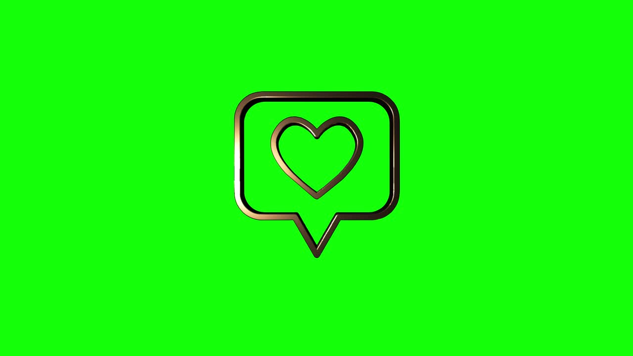 Social media icon design. Outline web icon. Motion graphics.