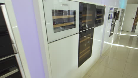 modern kitchen appliance showroom