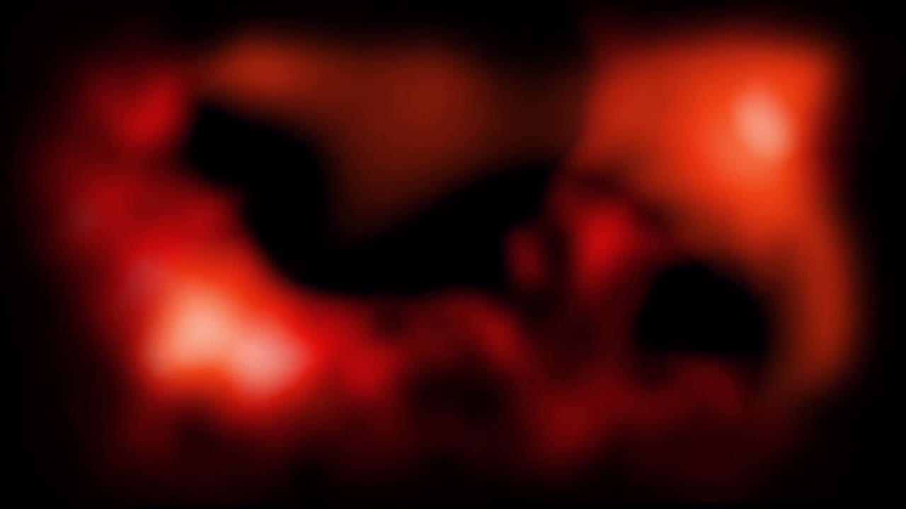 aislamiento de fugas de luz de colores realistas sobre fondo negro.