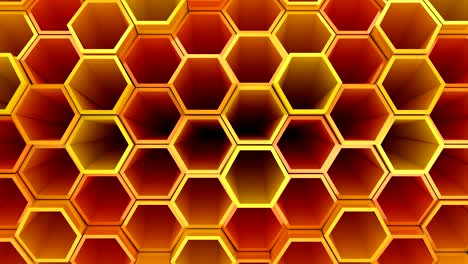 el fondo de los hexágonos