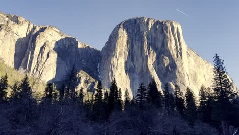 el capitan at yosemite national park pan